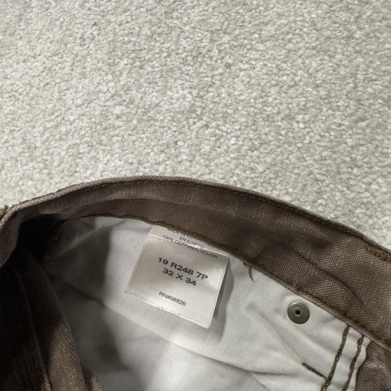 Brown Y2K denim carpenter jeans W34L32 Schmidt Workwear straight leg canvas skater pants