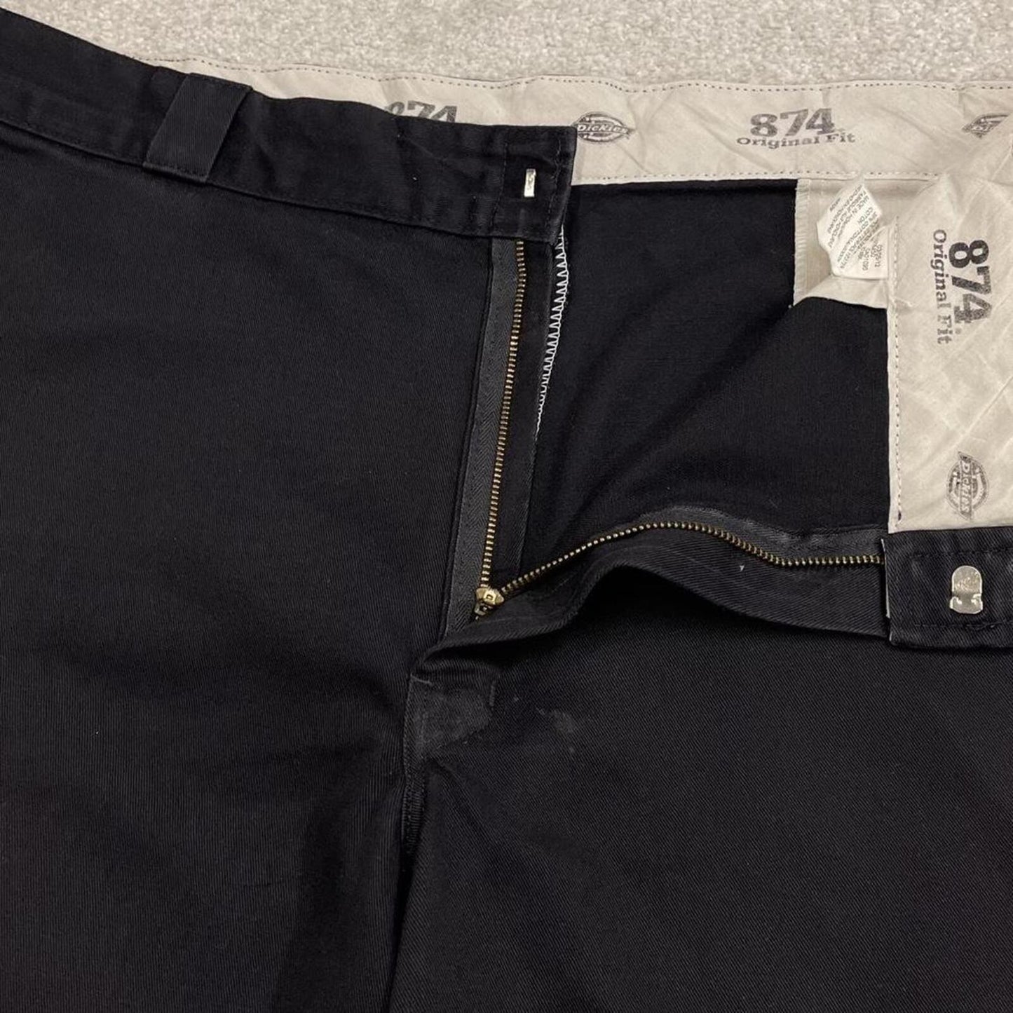 Dickies 874 shorts chino black Twill chino skater style shorts loose original fit