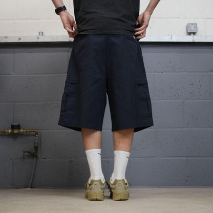 Dickies baggy cargo shorts navy Chino style skater shorts wide leg festival