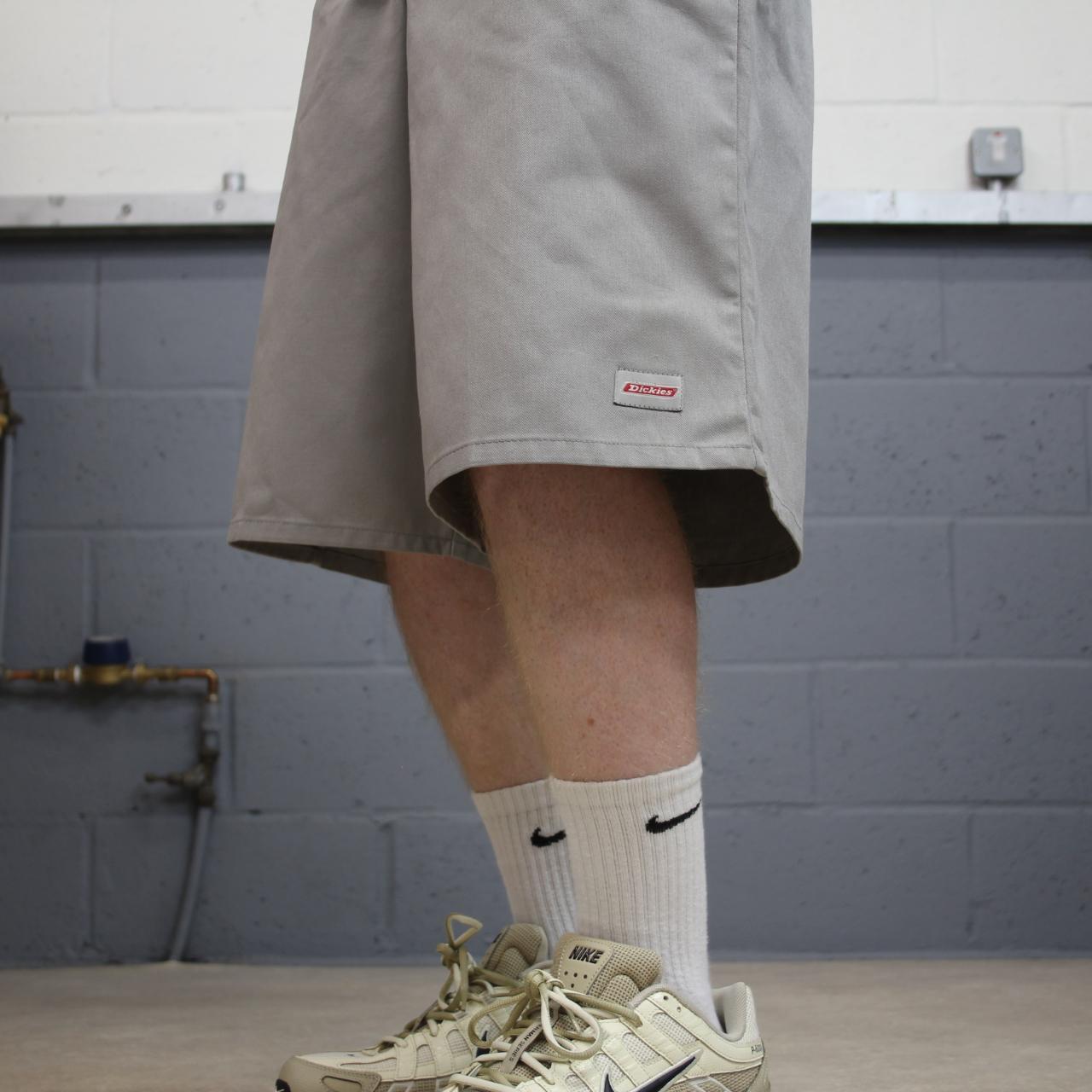 Dickies carpenter shorts long leg grey Twill chino skater style shorts loose long leg