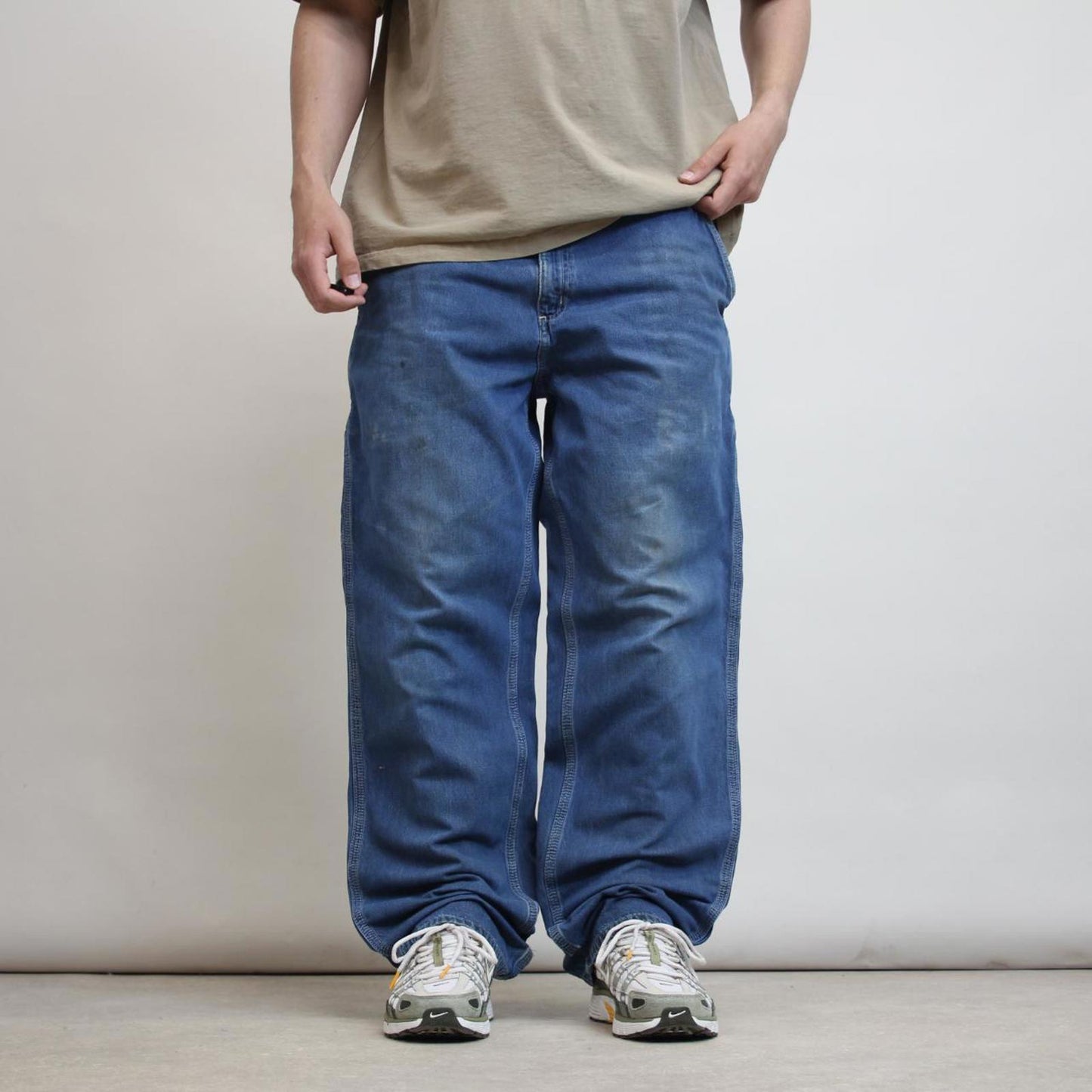 Mens baggy Carhartt carpenter jeans W38 L34