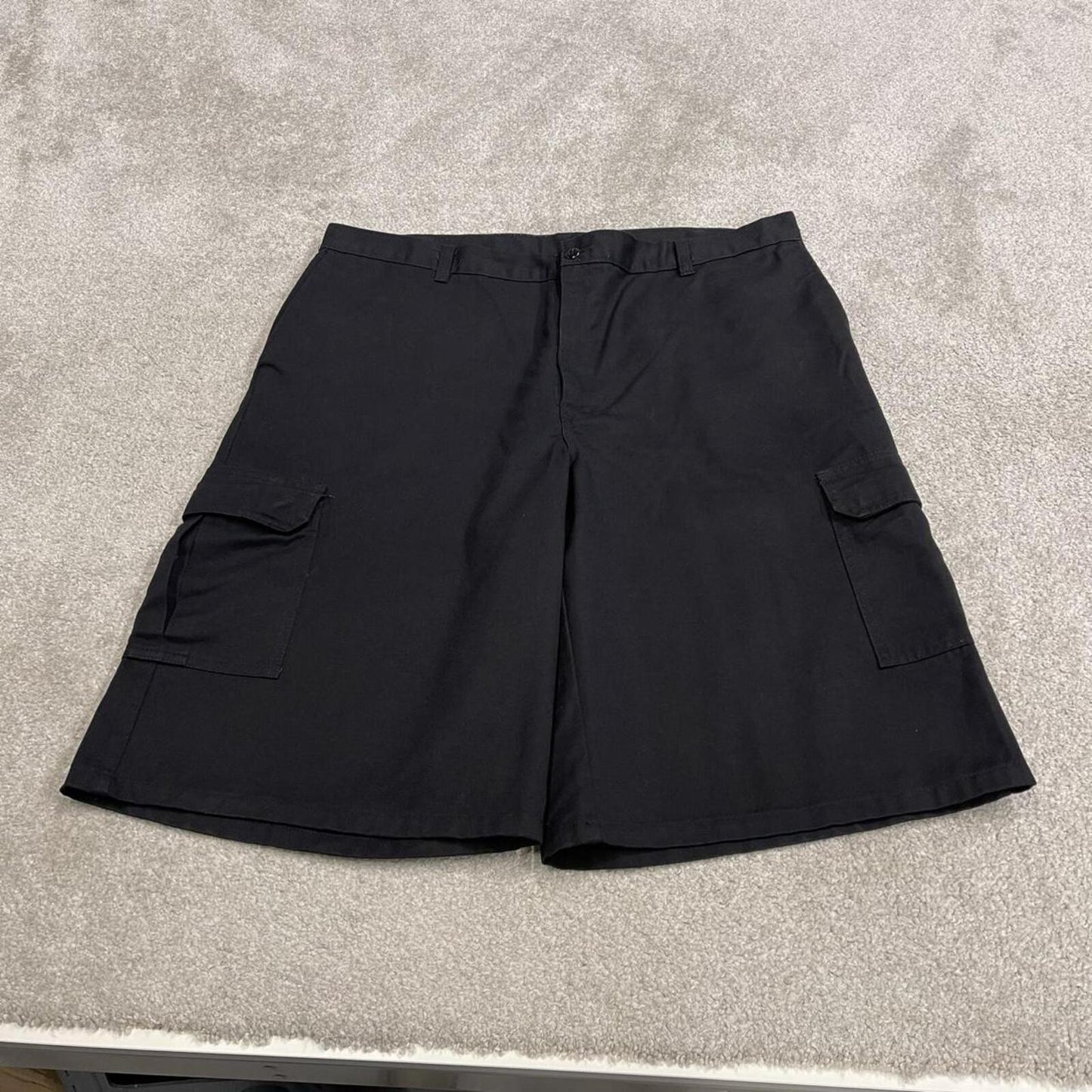 Dickies baggy cargo shorts black Chino style skater surf shorts wide leg summer