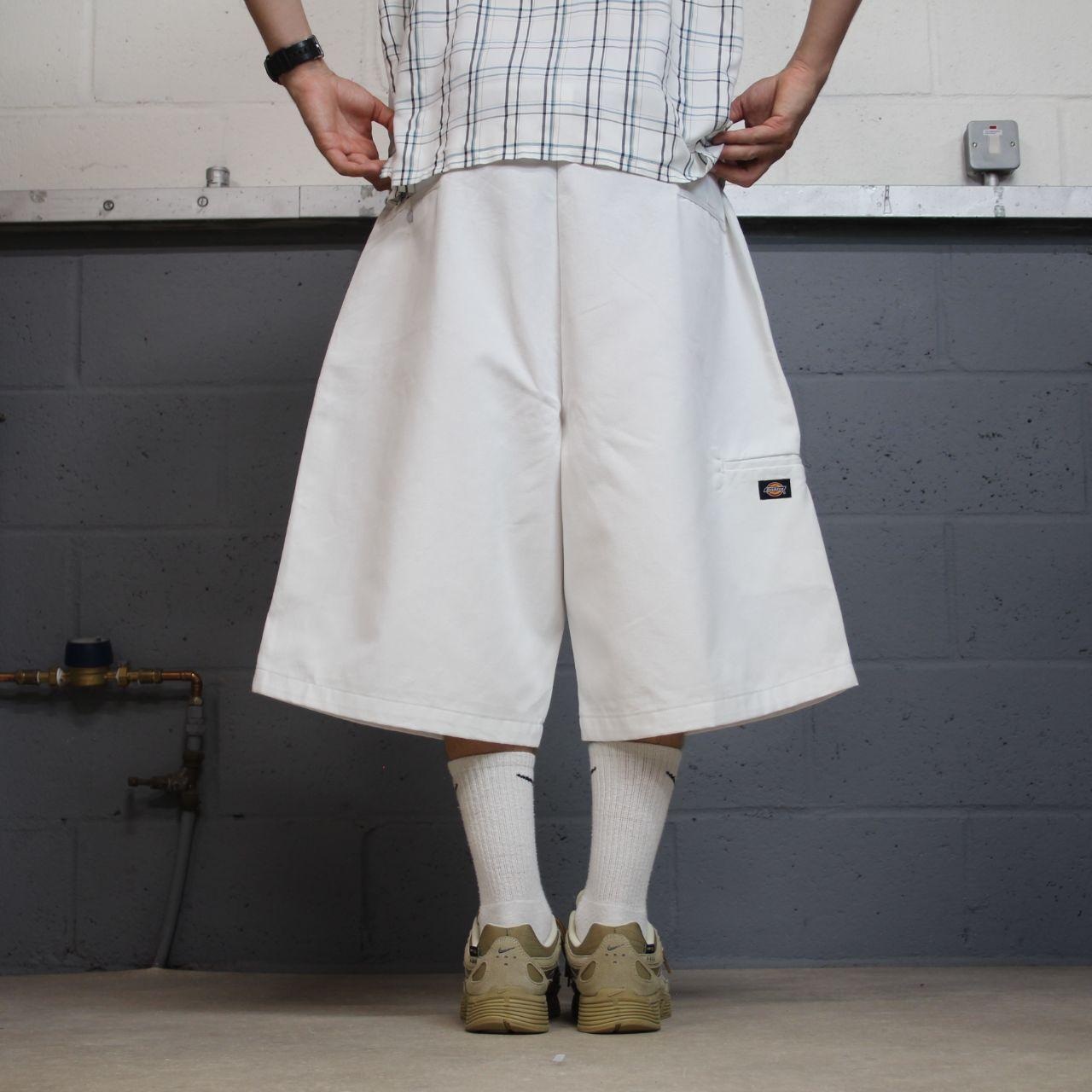 Dickies extra baggy shorts carpenter white Twill chino wide leg skater style shorts cargo