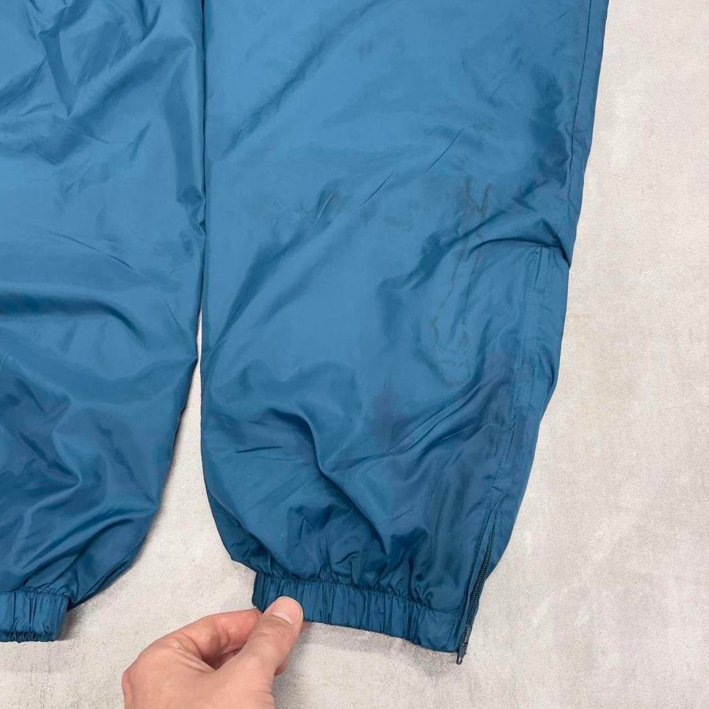 Teal Nike tracksuit bottoms size 16 / XL Loose y2k shell suit trackies