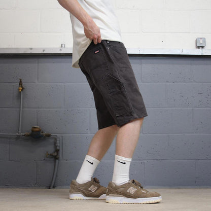 Black Dickies carpenter jorts W36