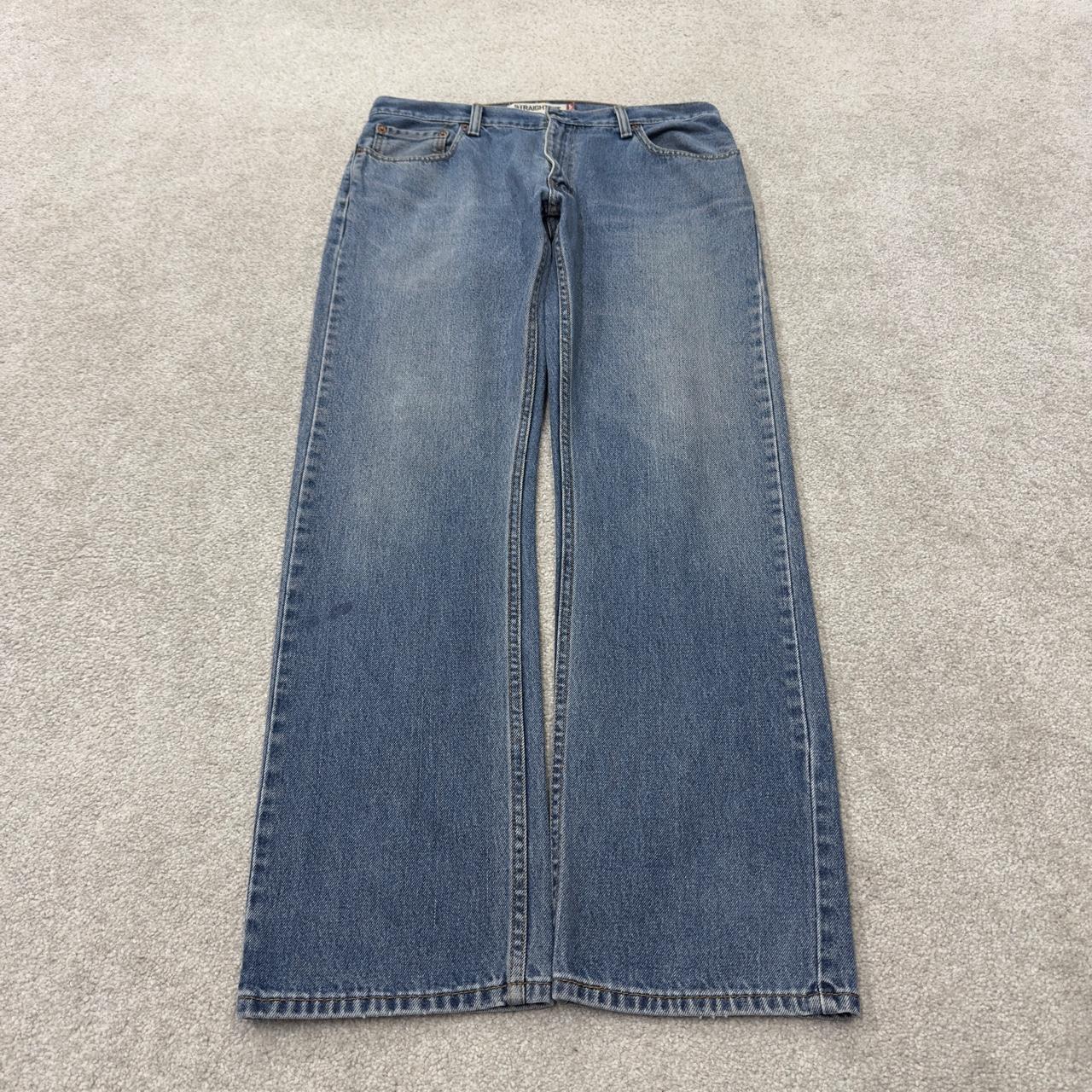 Levi’s 505 jeans y2k W34L32 blue denim Levi’s straight leg red tab logo 2000s style pants