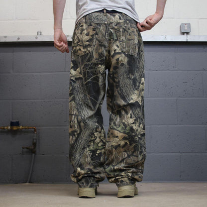 Baggy Realtree camo jeans wide leg khaki Loose wide leg denim Redhead camouflage hunting pants