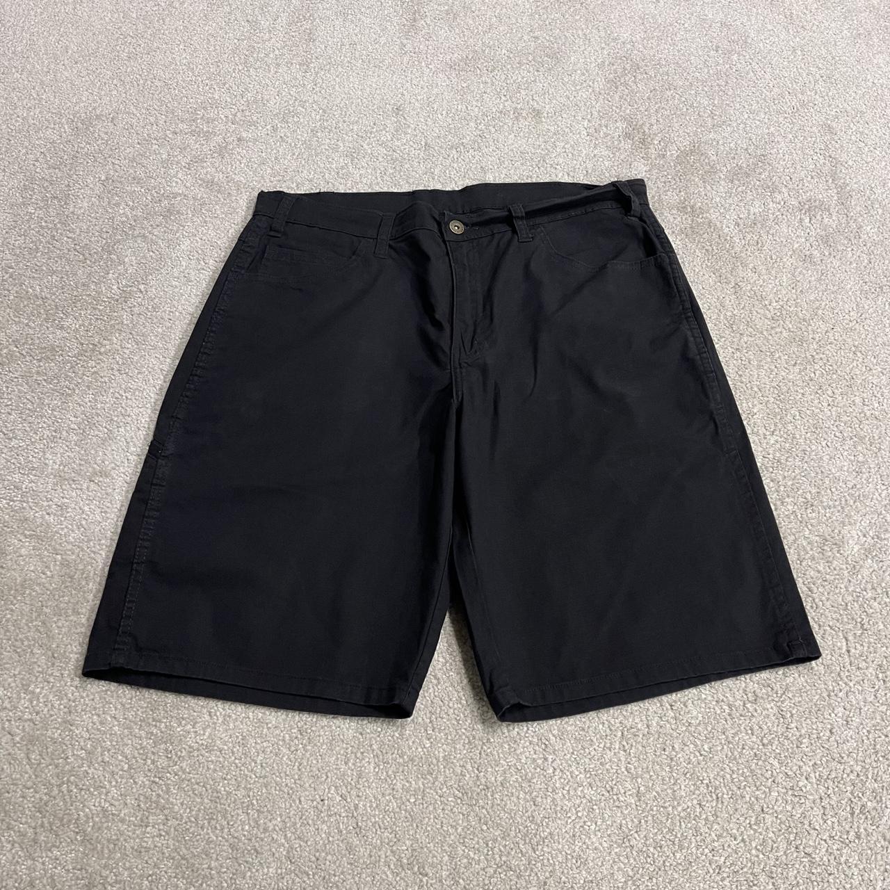 Dickies baggy carpenter shorts black Twill chino skater style shorts loose leg