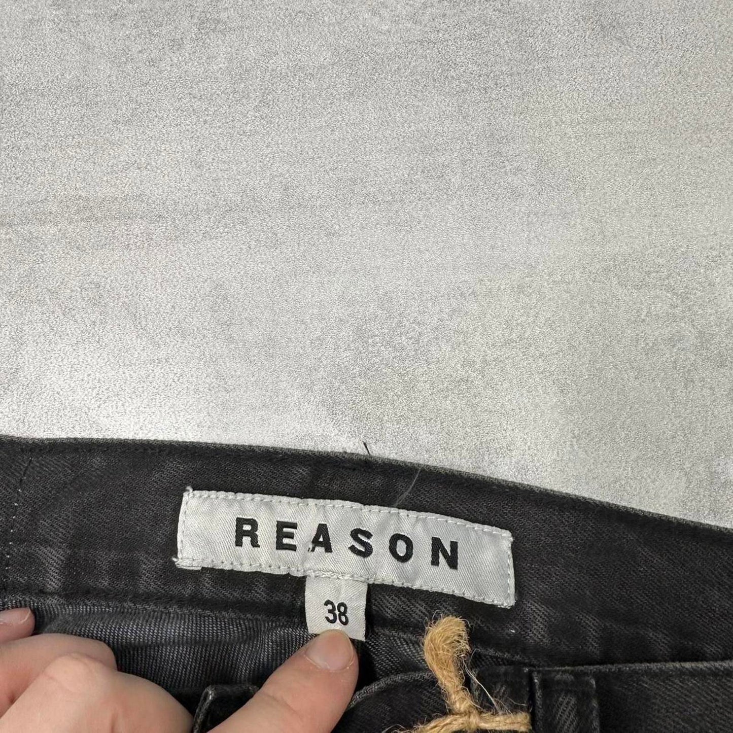 Black Denim Reason jeans W36L34