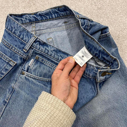 Vintage blue Carhartt jeans W36L30 loose baggy denim 90s style skater jeans patch logo