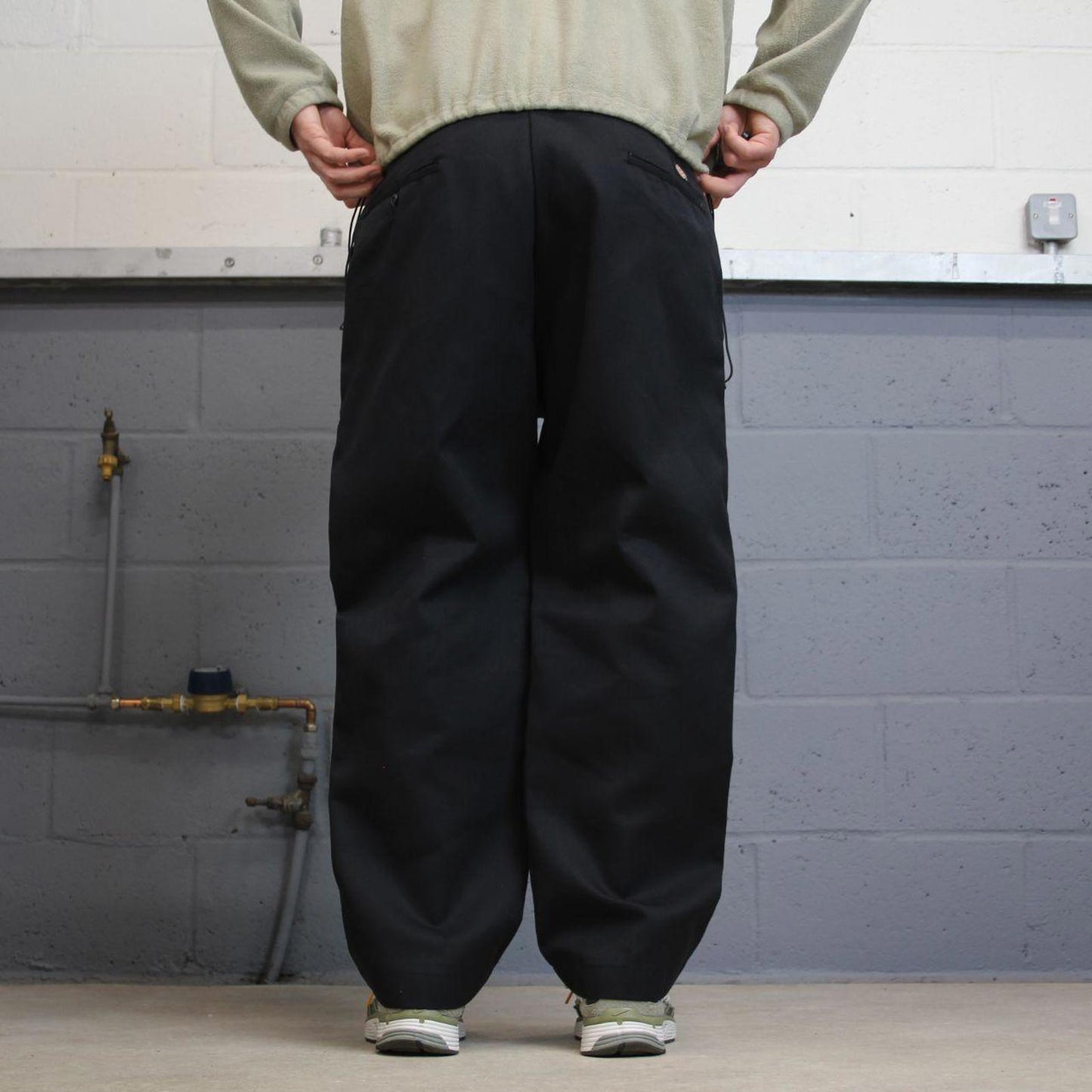 Y2k loose Dickies 874 chino work pants black Loose twill chino style skate trousers