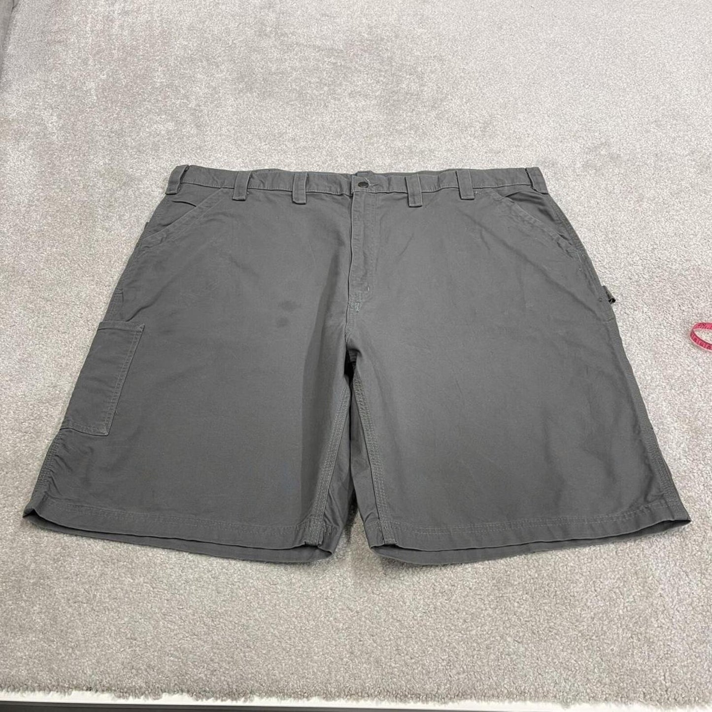 Carhartt baggy cargo shorts carpenter grey Floaty canvasy skater style work shorts