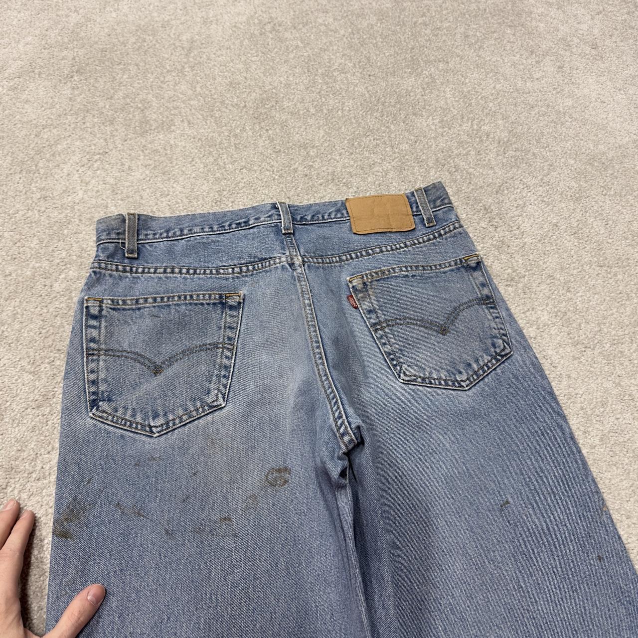 Levi’s 550 relaxed jeans y2k W34L29 blue red tab logo
