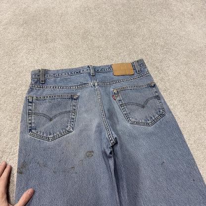 Levi’s 550 relaxed jeans y2k W34L29 blue red tab logo