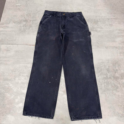 Carhartt carpenter jeans W31 L29 loose navy canvas 90s style skater cargos