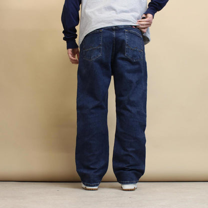 Blue Wrangler jeans W40L30 straight leg 90s style denim jeans