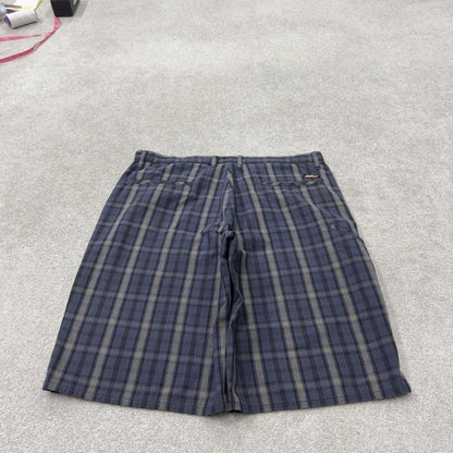 Baggy checkered Dickies carpenter shorts navy Twill chino skater style shorts loose long leg