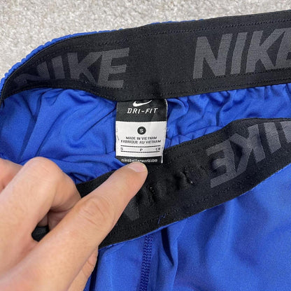 Nike sports shorts y2k Dri-Fit blue Football comfy loose floaty summer gym shorts