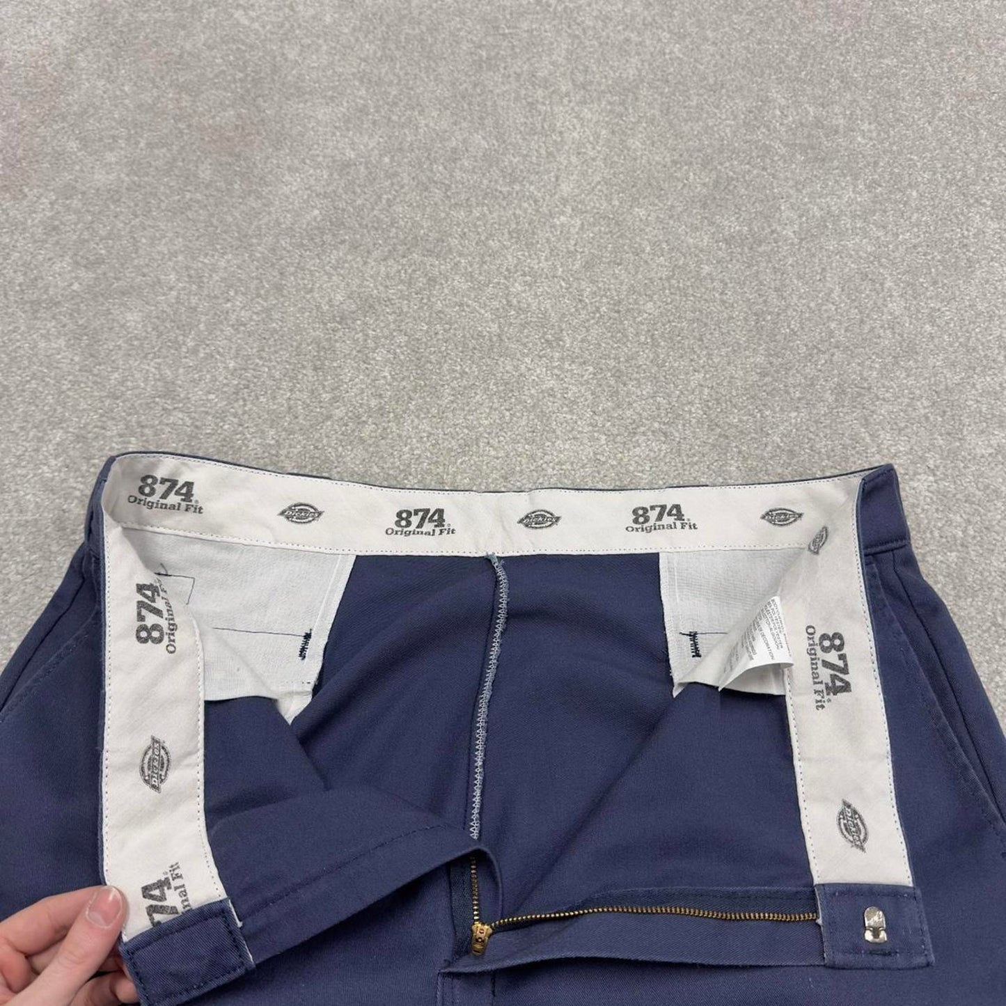 Y2K Dickies 874 work pants navy Loose original fit chino style skate trousers