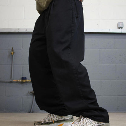Y2k pleated Dickies carpenter work pants black Loose twill chino skate style cargo trousers