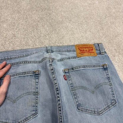 Vintage Y2K Levis 505 jeans blue Straight leg 00s style pants red tab logo