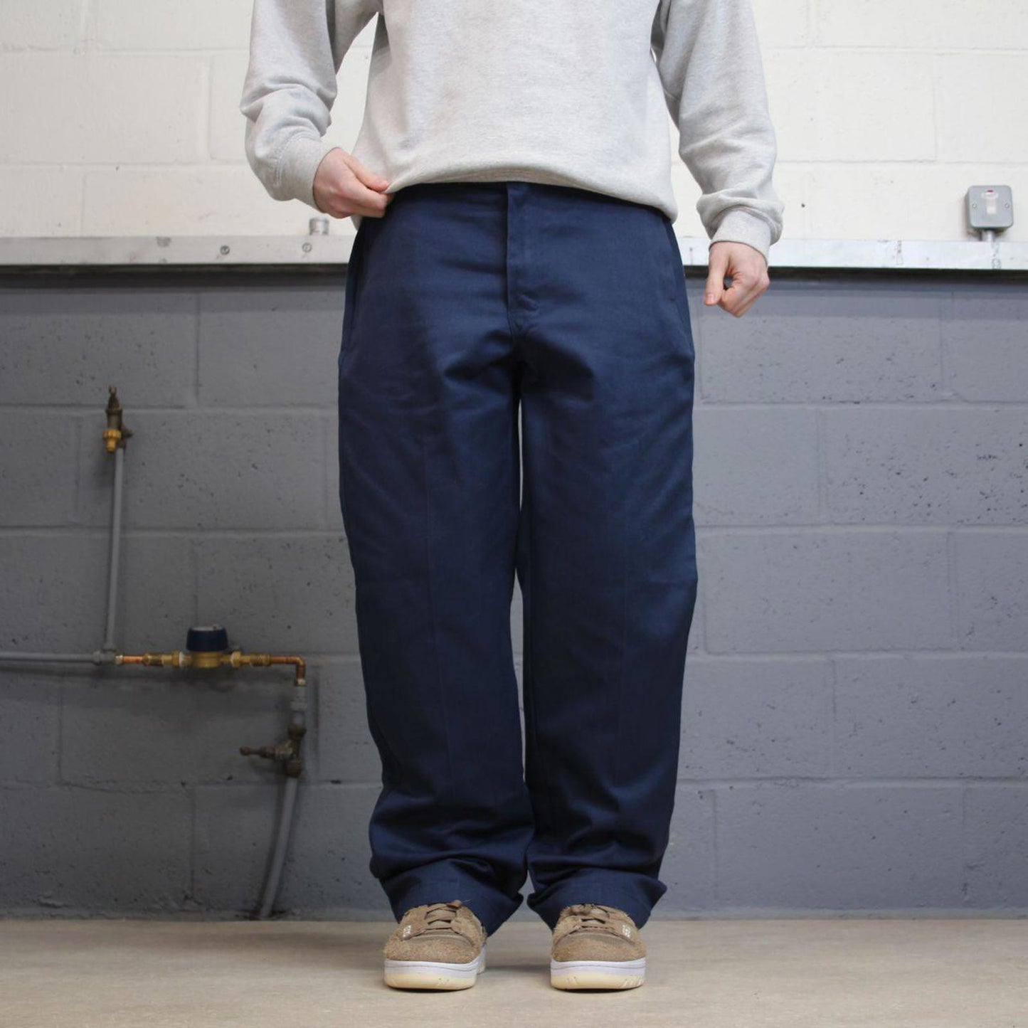 Y2k Dickies 874 work pants navy Loose twill chino skate style trousers