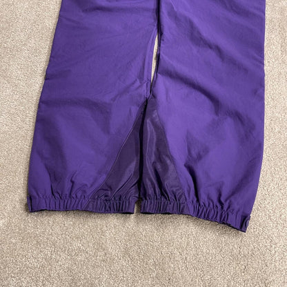 Patagonia ski pants salopettes size 10 women's y2k purple snow technical trousers skiing