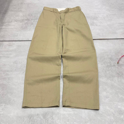 Baggy Dickies pants W34 L32 khaki beige loose twill chino style skater pants