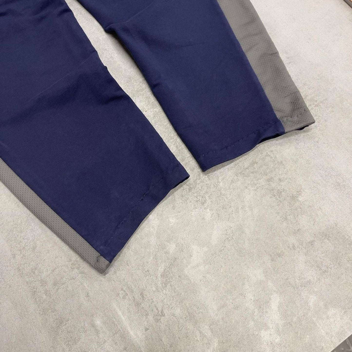 Y2k 00s Puma tracksuit bottoms Medium men's navy joggers loose gym track pants sporty trackies