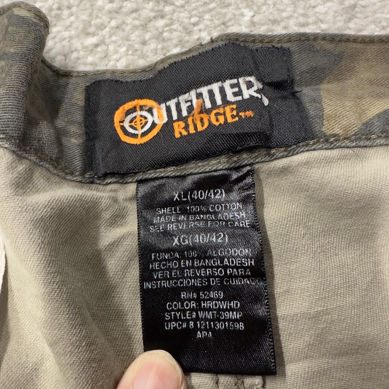 Baggy Realtree camo cargo pants khaki Outfitters Ridge wide leg camouflage hunting trousers