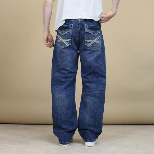 TK Axel embroidered Y2K jeans W36L32