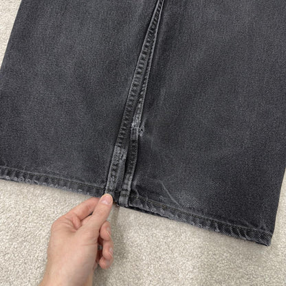 Levi’s 550 jeans y2k black denim Levi’s loose straight leg red tab logo pants