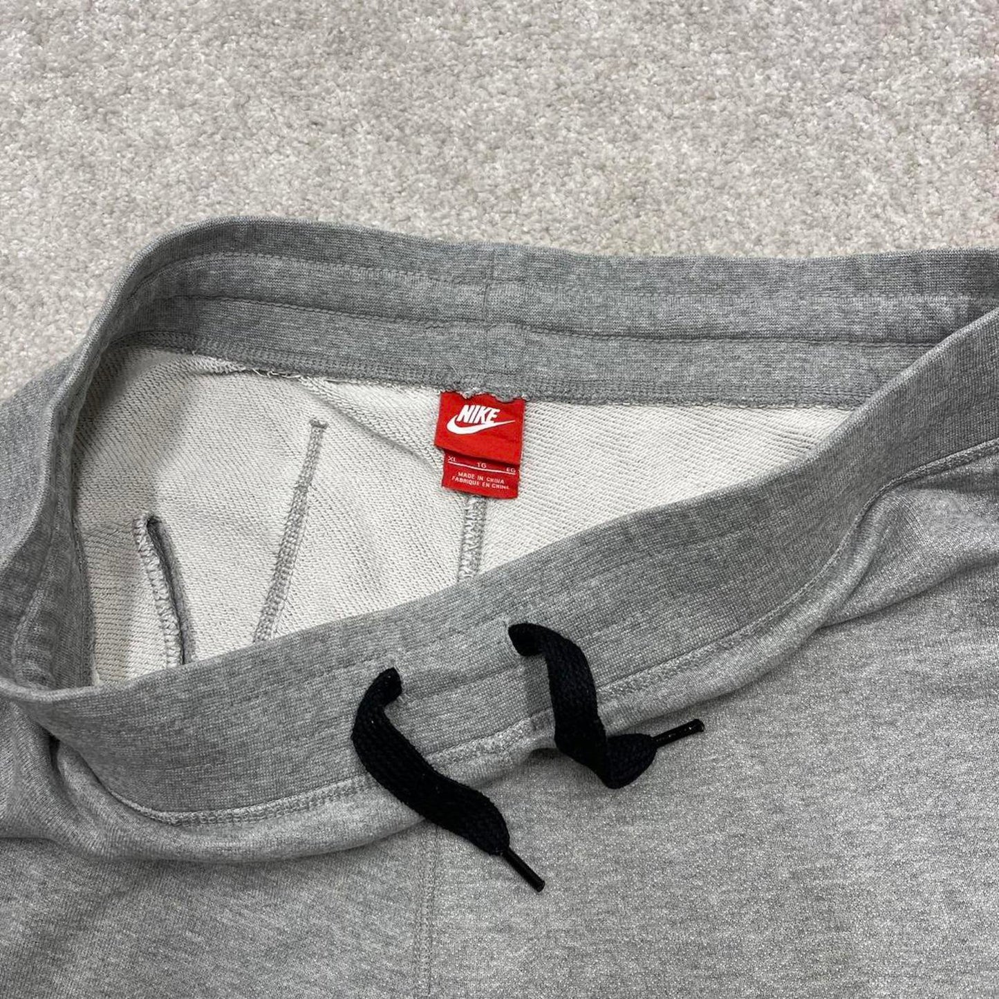 Grey Nike Air sweatpants XL loose y2k style joggers Swoosh logo gym wear track pants