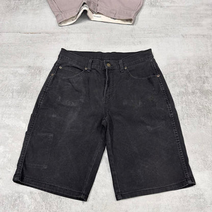 Black Dickies carpenter jorts W30