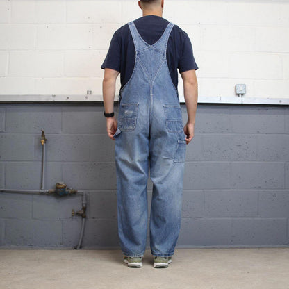 Blue Carhartt dungarees W38L30 mens denim overalls utility worker