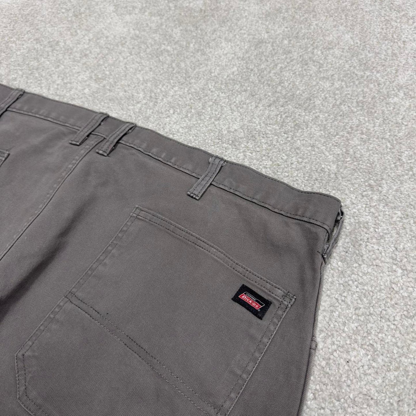 Vintage Y2K Dickies carpenter jeans grey Straight leg canvas skater style cargo pants