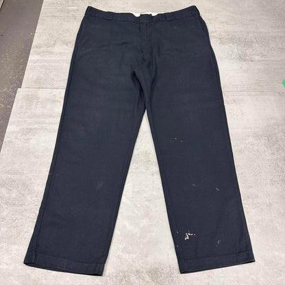 Navy Dickies 874 pants W44L32 twill style chino trousers skate style