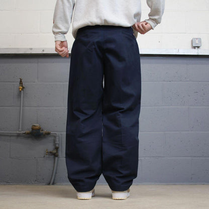 Navy Red Kap pants W34L31 loose y2k chino style skate trousers patch logo workwear