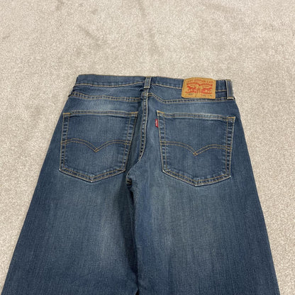 Y2K Levi’s 505 jeans W30L30 blue Straight fit 5 pocket belt loops red tab logo