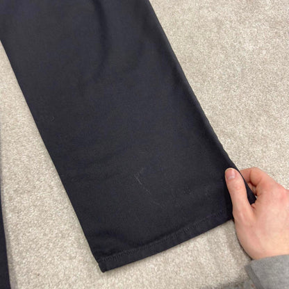 Y2k pleated Dickies carpenter work pants black Loose twill chino skate style cargo trousers