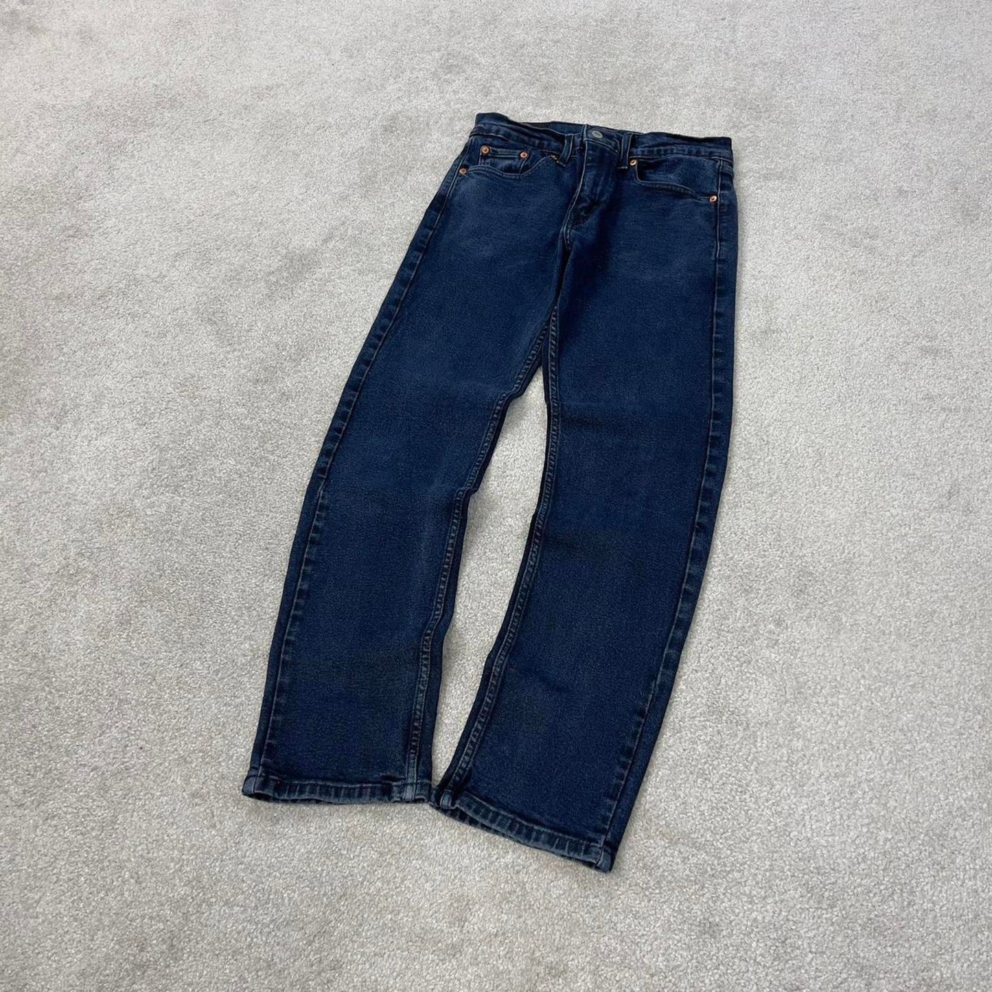 Blue Levis 505 jeans W29L30 y2k 90s style 5 pocket denim pants straight fit