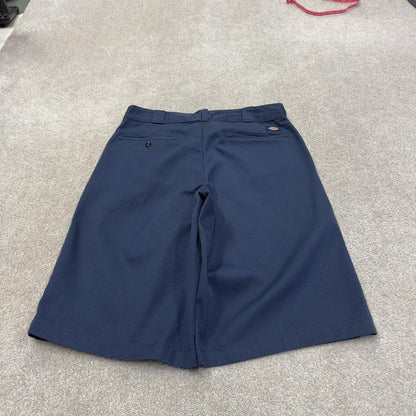 Dickies carpenter shorts long leg navy Twill chino skater style shorts loose long leg