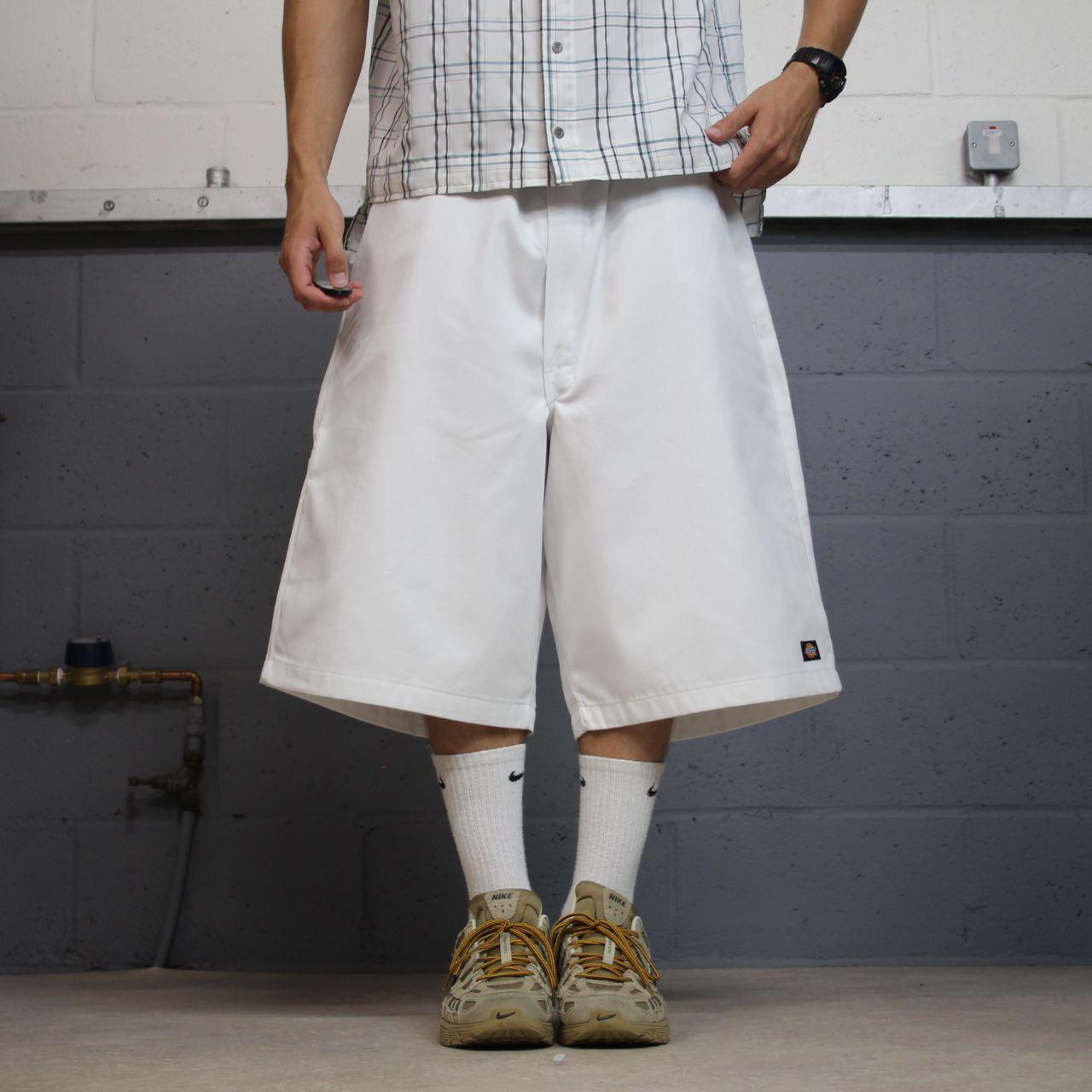 Dickies extra baggy shorts carpenter white Twill chino wide leg skater style shorts cargo