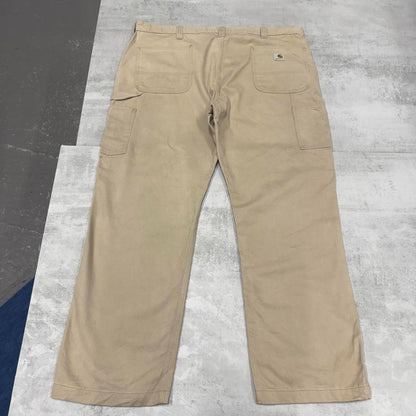 Beige Carhartt carpenter trousers W42L30