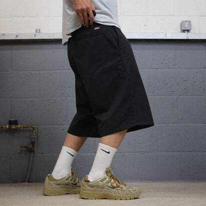 Dickies baggy chino shorts carpenter black Chino style skater shorts long wide leg festival
