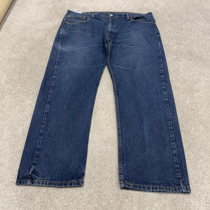 Vintage Levis 505 jeans y2k 90s skater style W40L29 blue 5 pocket 100% cotton denim pants