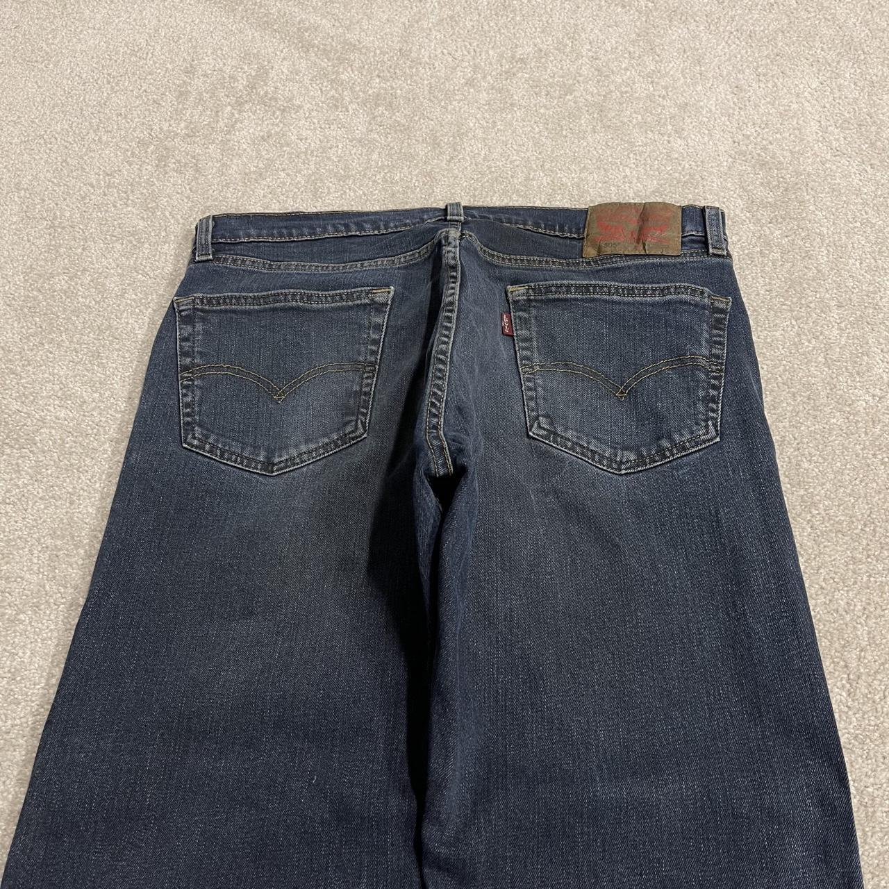 Levi's 505 straight fit jeans y2k blue Regular straight leg denim pants red tab logo