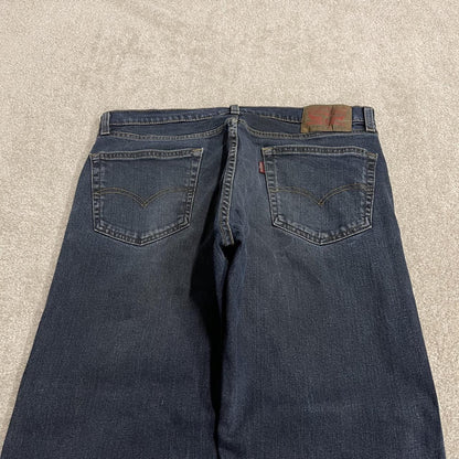 Levi's 505 straight fit jeans y2k blue Regular straight leg denim pants red tab logo