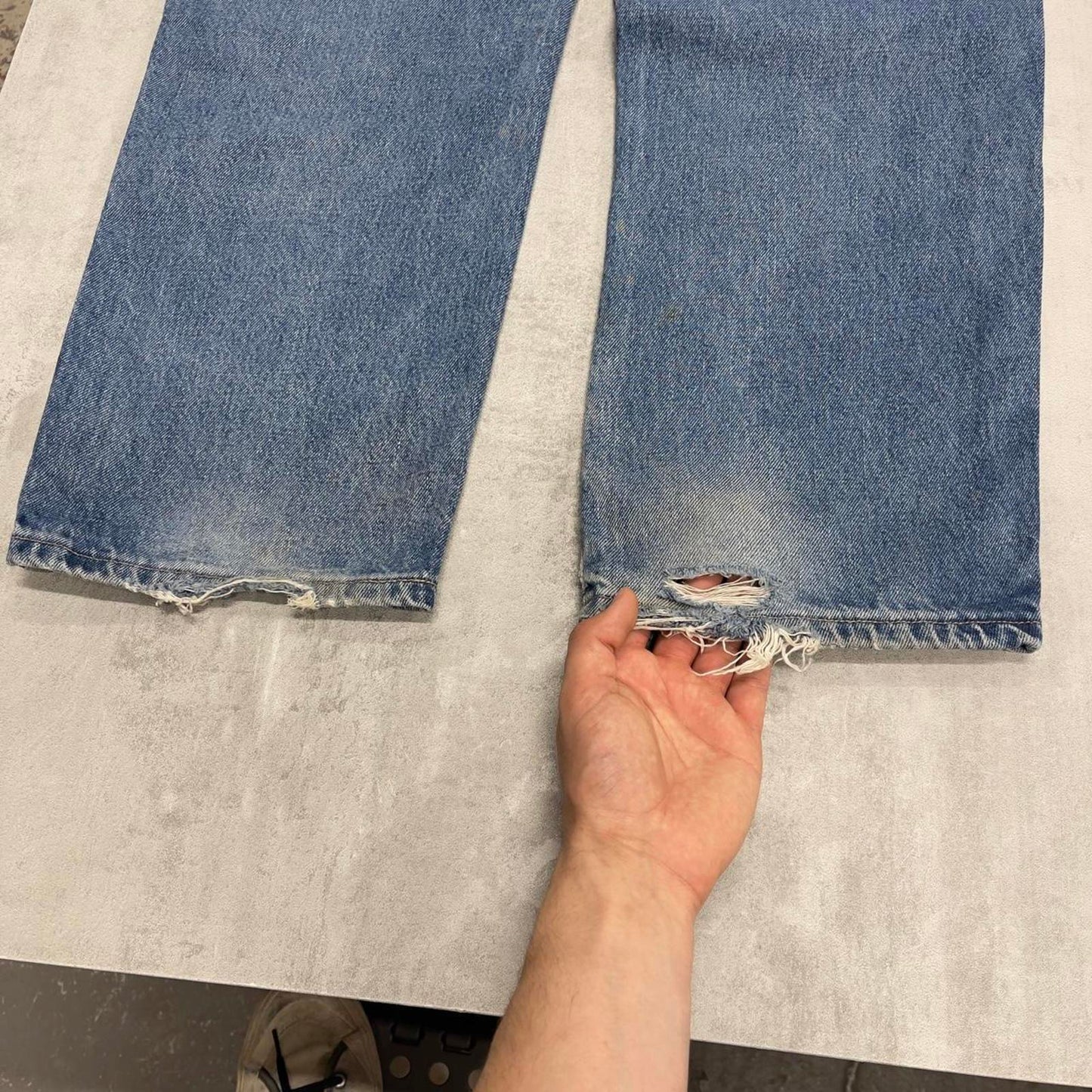 Mens baggy Dickies carpenter jeans W36 L34