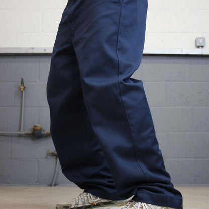 Navy Dickies Pants W40L31 loose twill chino style skater pants